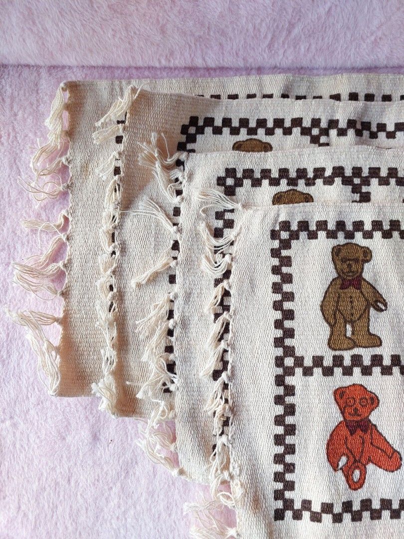 Teddy Bear Placemats, Furniture & Home Living, Kitchenware & Tableware