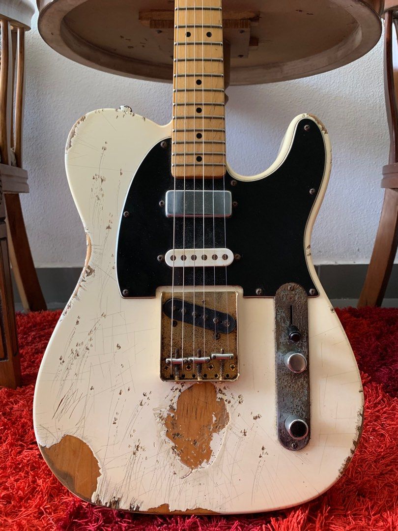 Squire Telecaster Relic. made in india. rare item