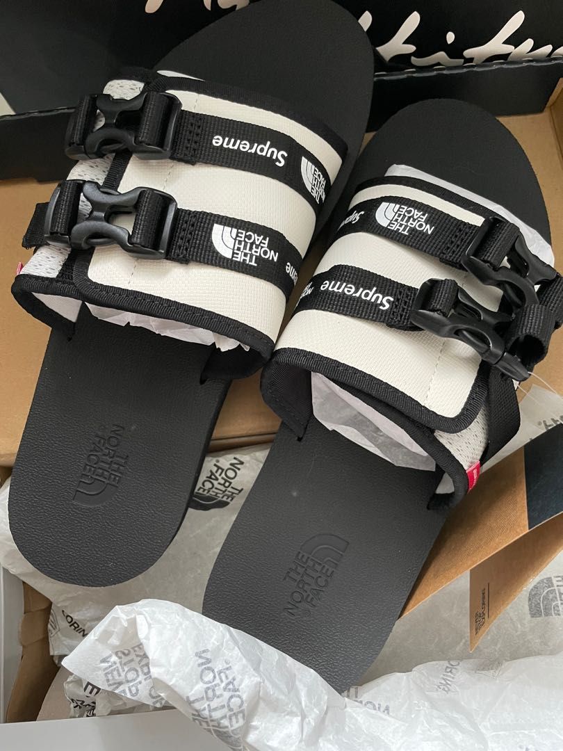 The North Face x Supreme Trekking Sandal in Moonlight Ivory