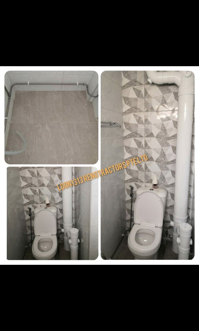 Toilet overlay Tiles Works Completed!!!, Home Services, Renovations