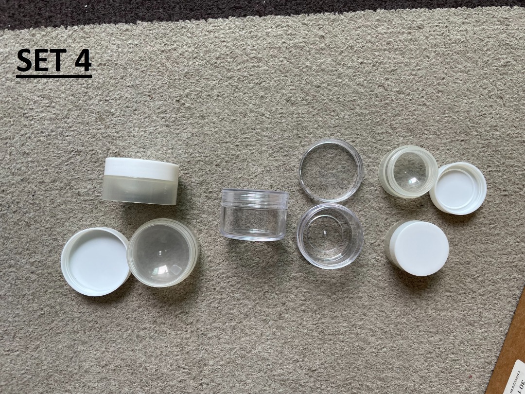 Transparent / Translucent Tubs, Health & Nutrition, Medical Supplies ...