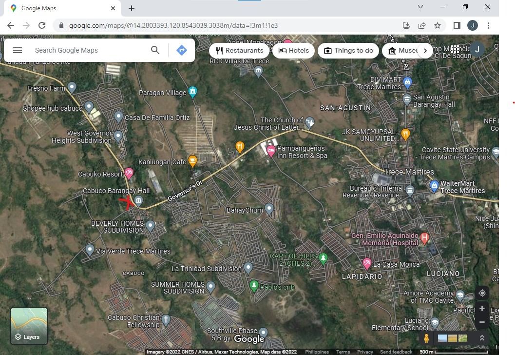 Trece Martires Cavite Lot, 872sqm. near Governors Drive P3,500/sqm NET