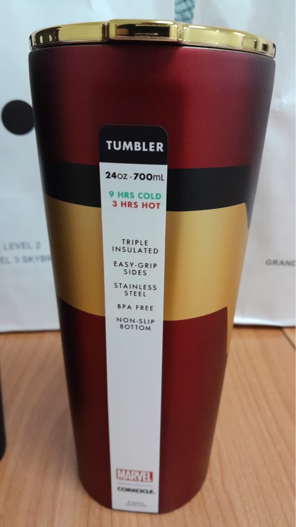 Tumbler Corkcicle Marvel, Kitchen & Appliances di Carousell