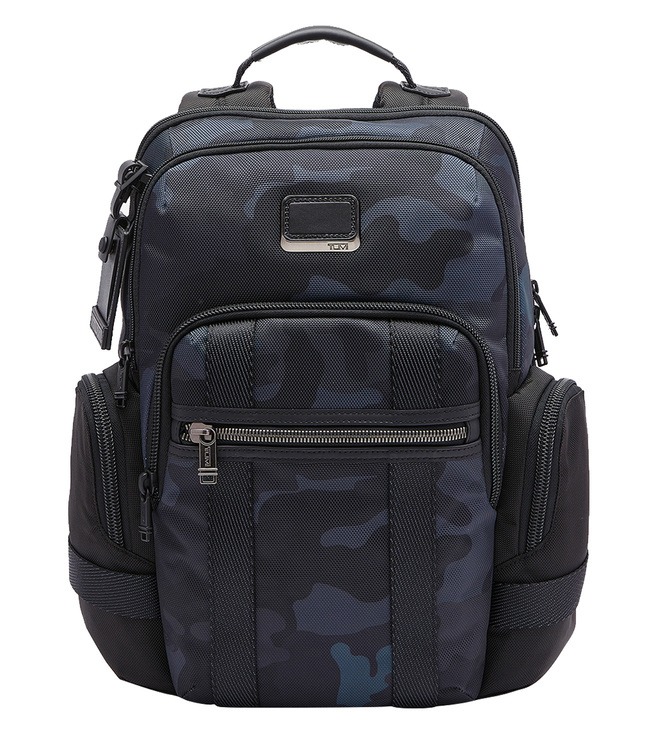 TUMI Alpha Bravo Norman Navy Camouflage Backpack, Men's Fashion, Bags ...