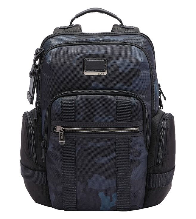TUMI Alpha Bravo Norman Navy Camouflage Backpack, Men's Fashion, Bags ...