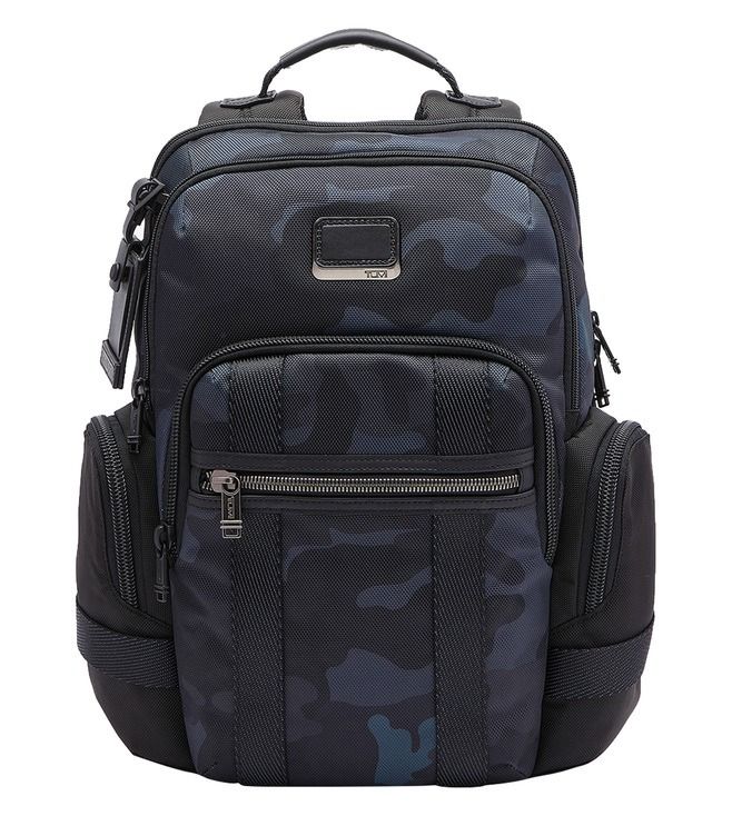 TUMI Alpha Bravo Norman Navy Camouflage Backpack Men #39 s Fashion Bags