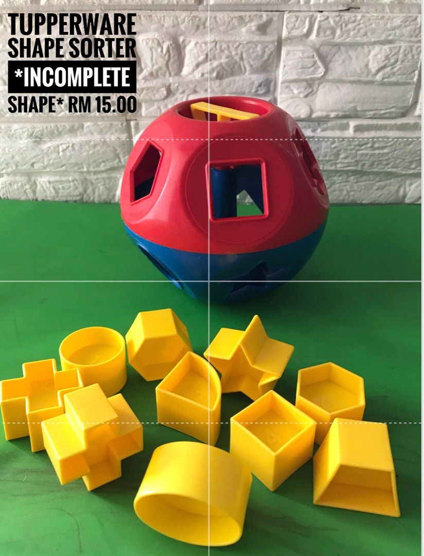 Tupperware hot sale shape sorter
