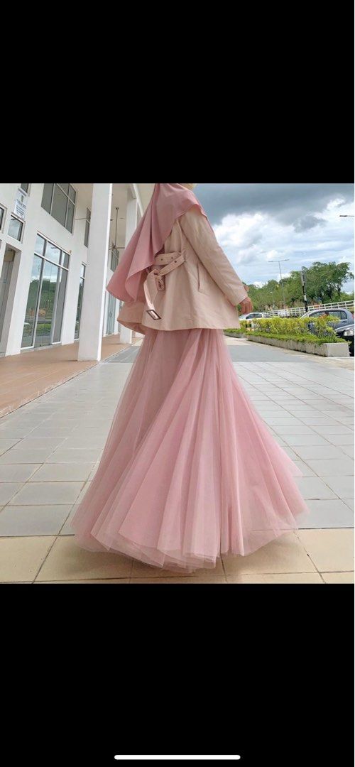 Dusty pink tutu skirt hotsell