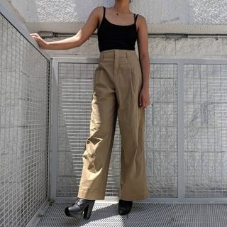 Uniqlo wide highwaist not zara