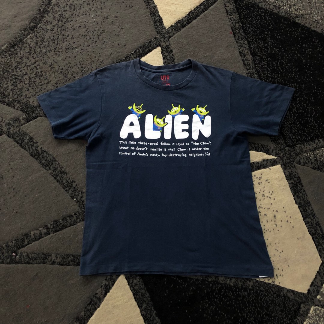 Uniqlo x Toy Story, Fesyen Pria, Pakaian , Atasan di Carousell