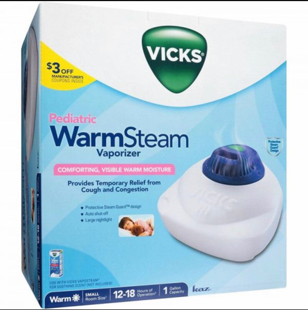 Vicks warm steam vaporizer, small 1 gallon, Babies & Kids, Maternity Care on Carousell