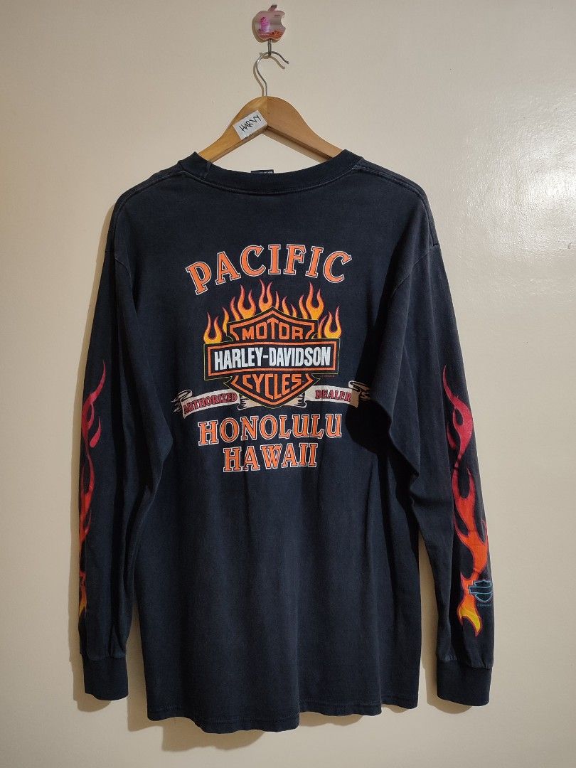 Vintage long sleeve outlet harley davidson shirts
