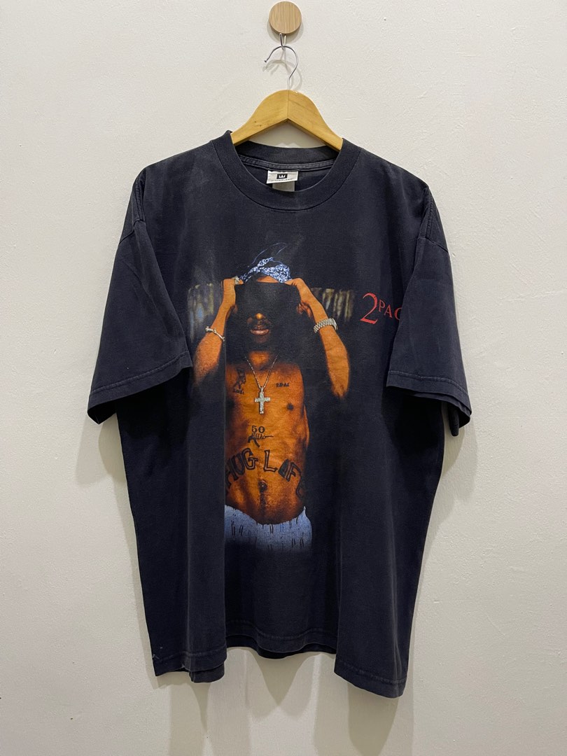 2 Pac Tee Tupac Shakur Shirt 90s Rap Clothing sold by Subtext Valentina, SKU 25105567