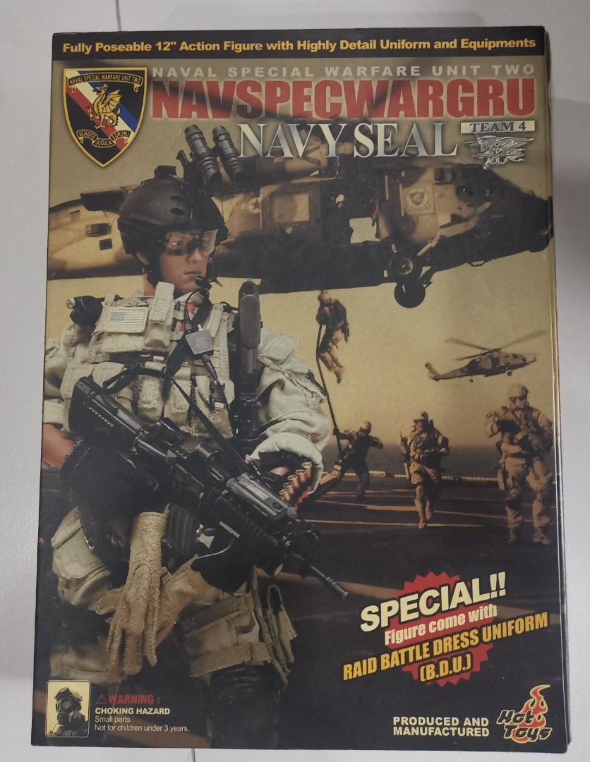 Vintage hot toys navy seal figure, Hobbies & Toys, Toys & Games on