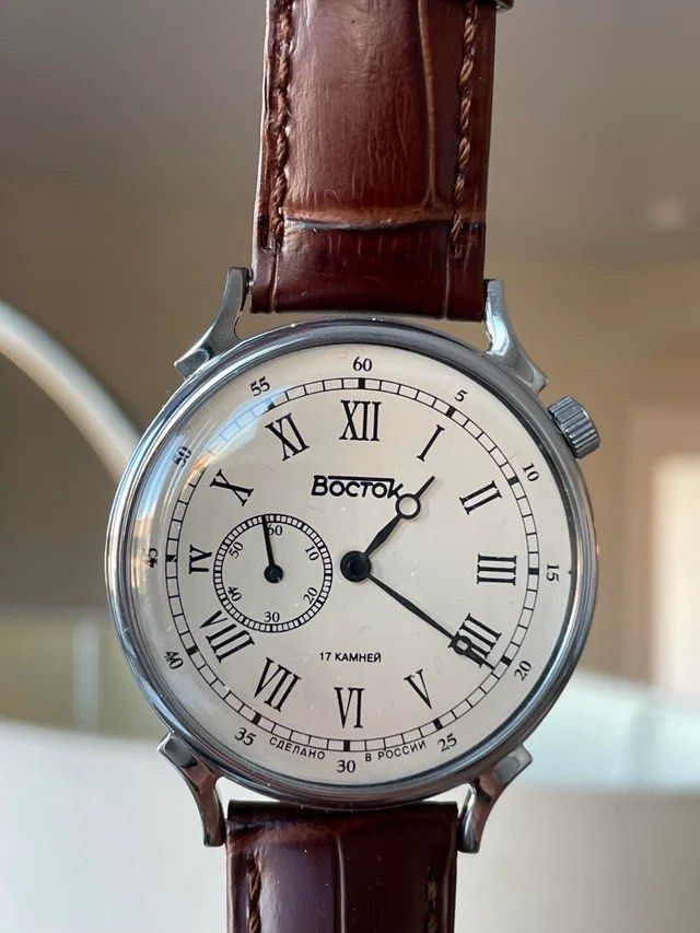 SOLD Vostok White Dress Watch, Men's Fashion, Watches & Accessories