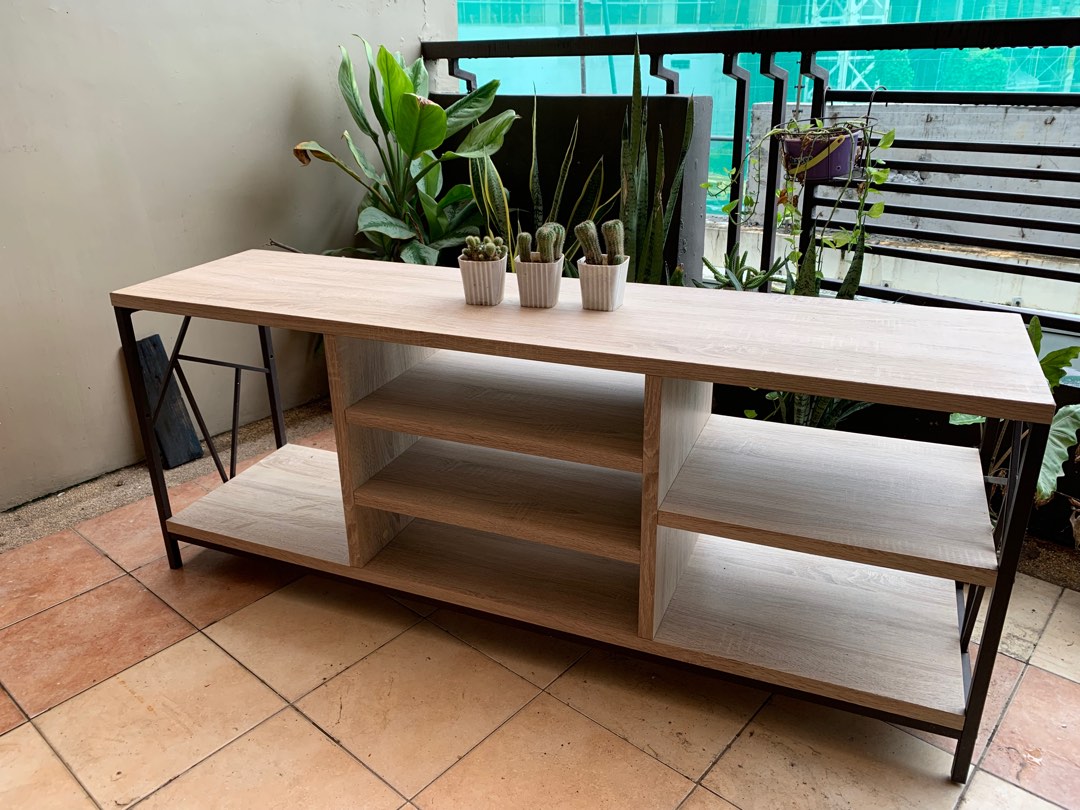 Wooden TV rack for sale, Furniture & Home Living, Furniture, Tables