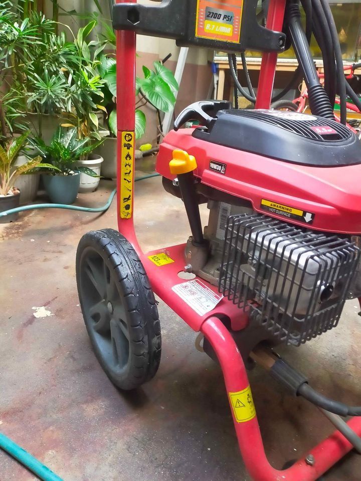 Workzone titanium best sale petrol pressure washer