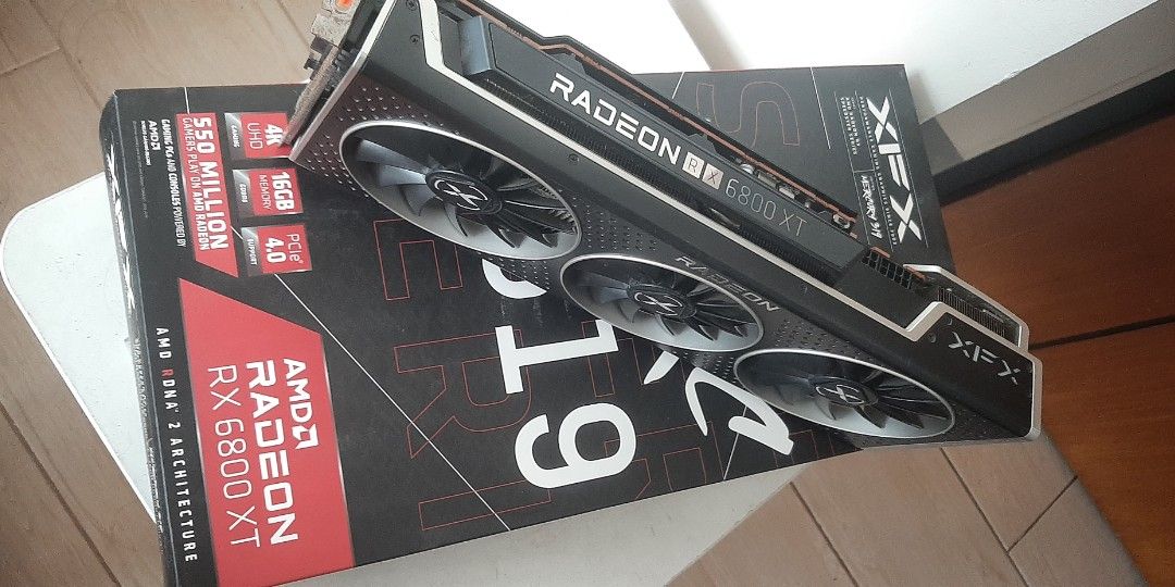 XFX AMD Radeon™ RX 6800 XT Gaming Graphics Card with 16GB GDDR6, AMD RDNA™ 2