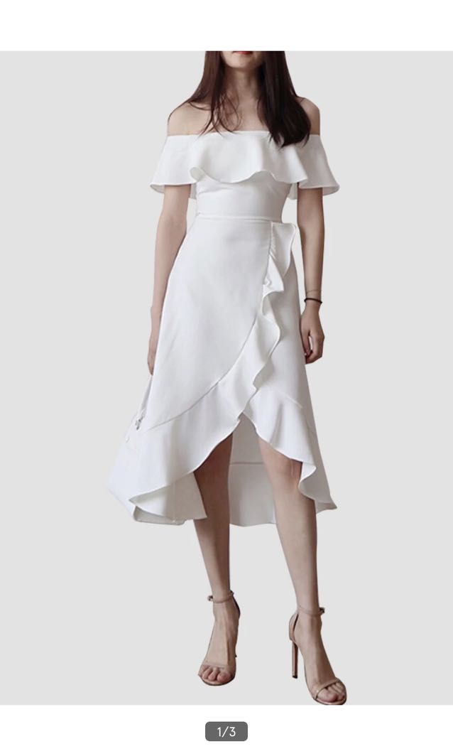 Zalora sales white dress