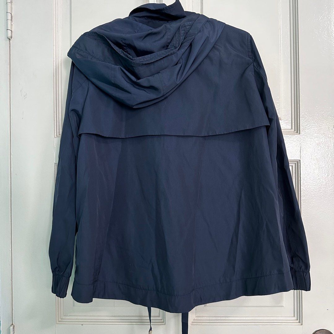 Zara Windbreaker in Navy, Women's Fashion, Coats, Jackets and Outerwear