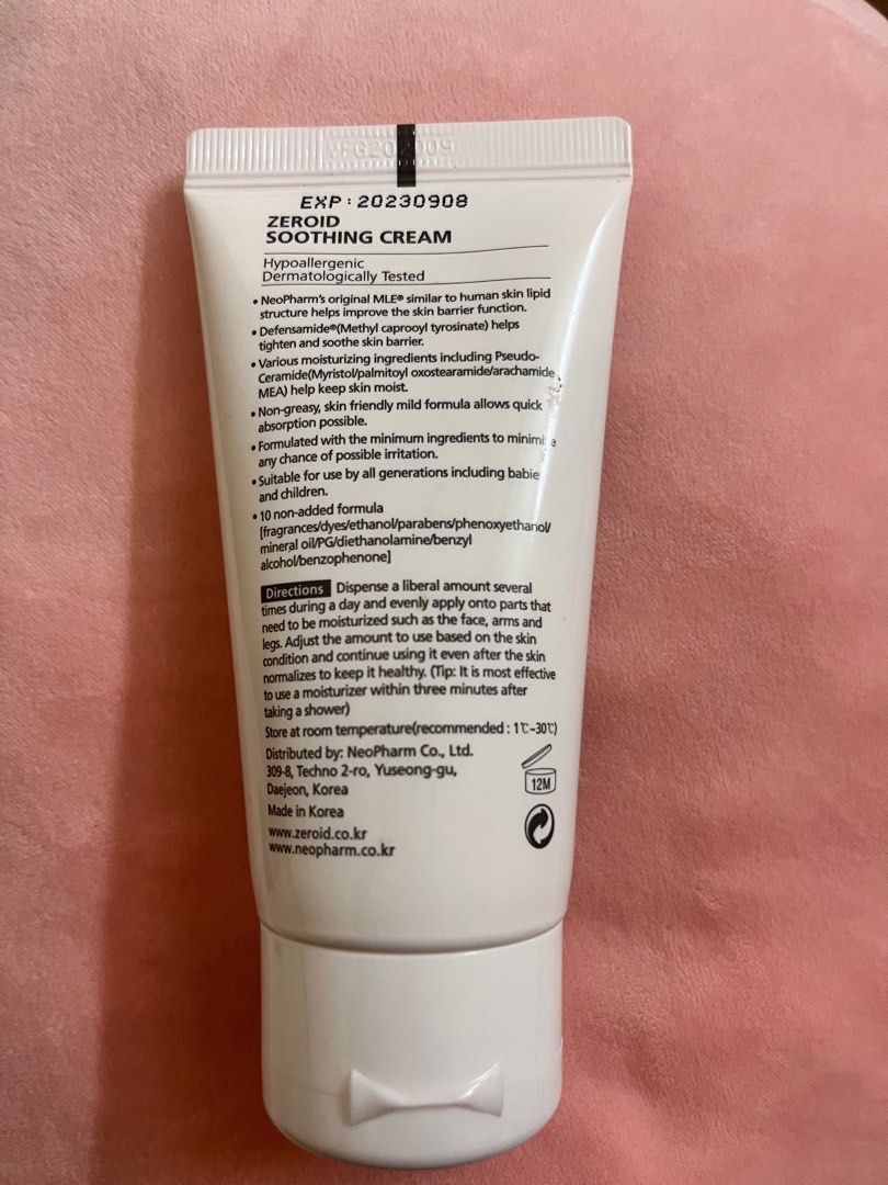Zeroid Soothing Cream, Beauty & Personal Care, Face, Face Care on Carousell