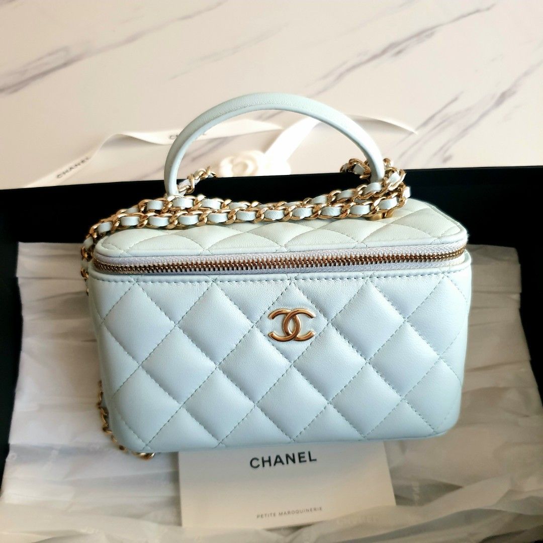 100+ affordable chanel vanity case top handle For Sale