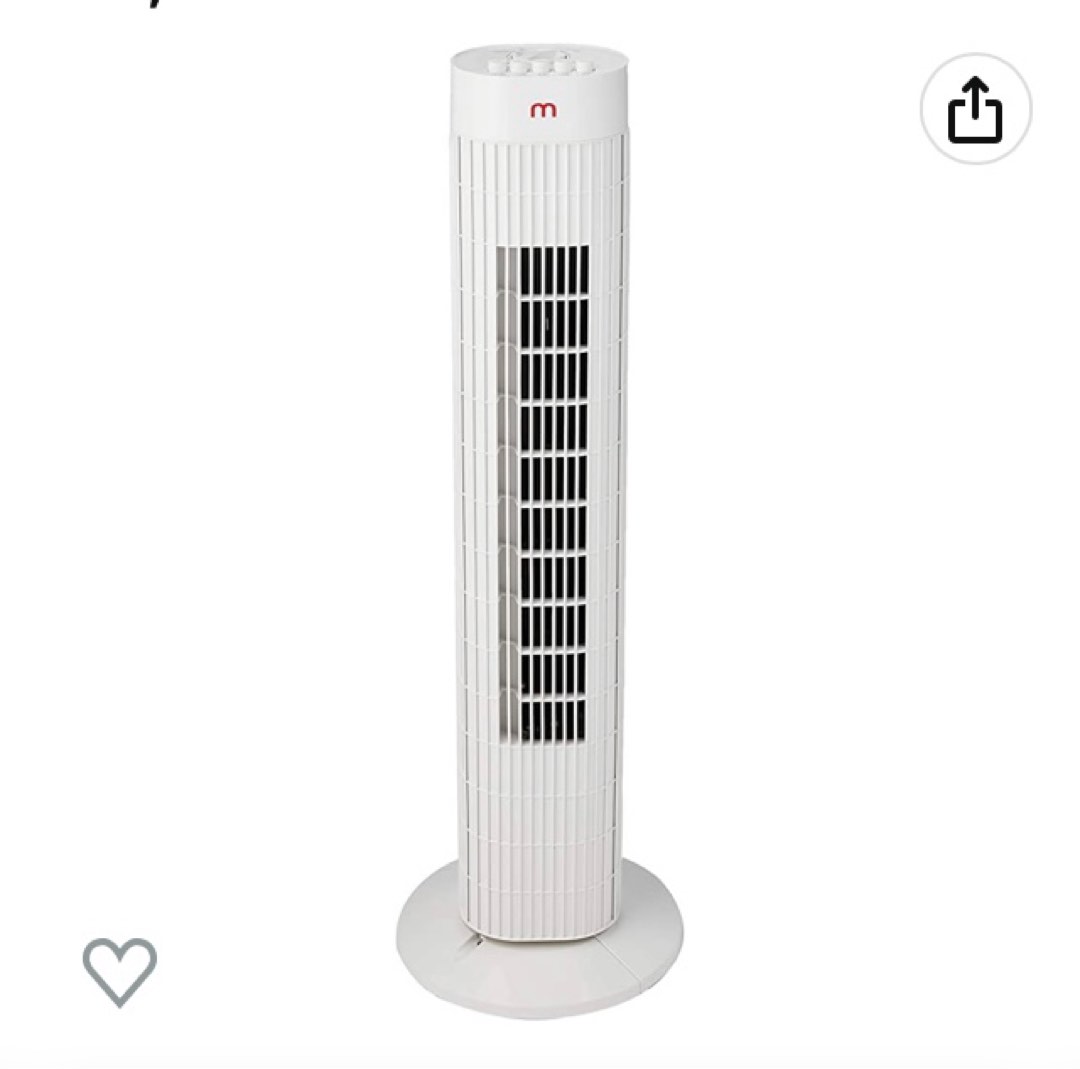 Mistral MFD300 Mistral Tower Fan, White, TV & Home Appliances, Air