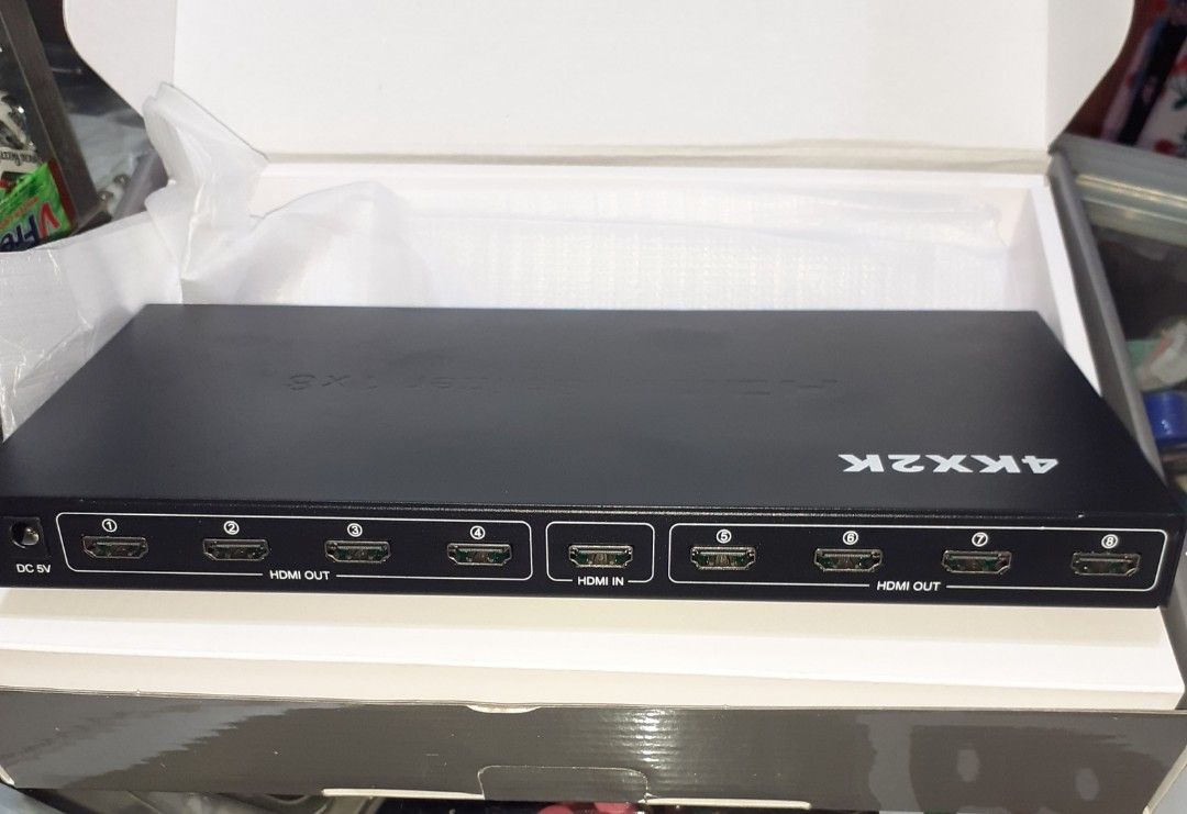 8ports hdmi splitter 1x8 (Category: Office & Business Technology) located in Quezon City. Submitted by goodviberco (Listing ID 1199876512, Image 2). Description: .