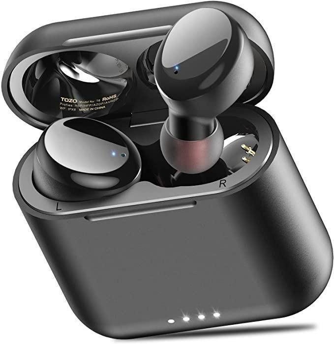 MEGA SALE TOZO T6 True Wireless Earbuds Bluetooth Headphones Touch Control with Wireless