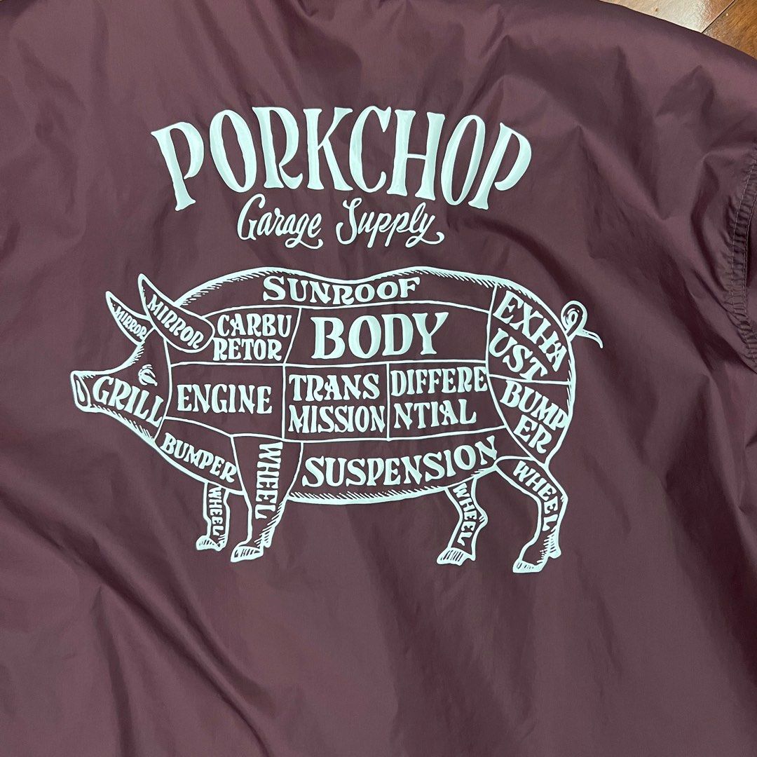 清衣櫃平售Porkchop Garage Supply Coach Jacket Size M, 男裝, 外套及 