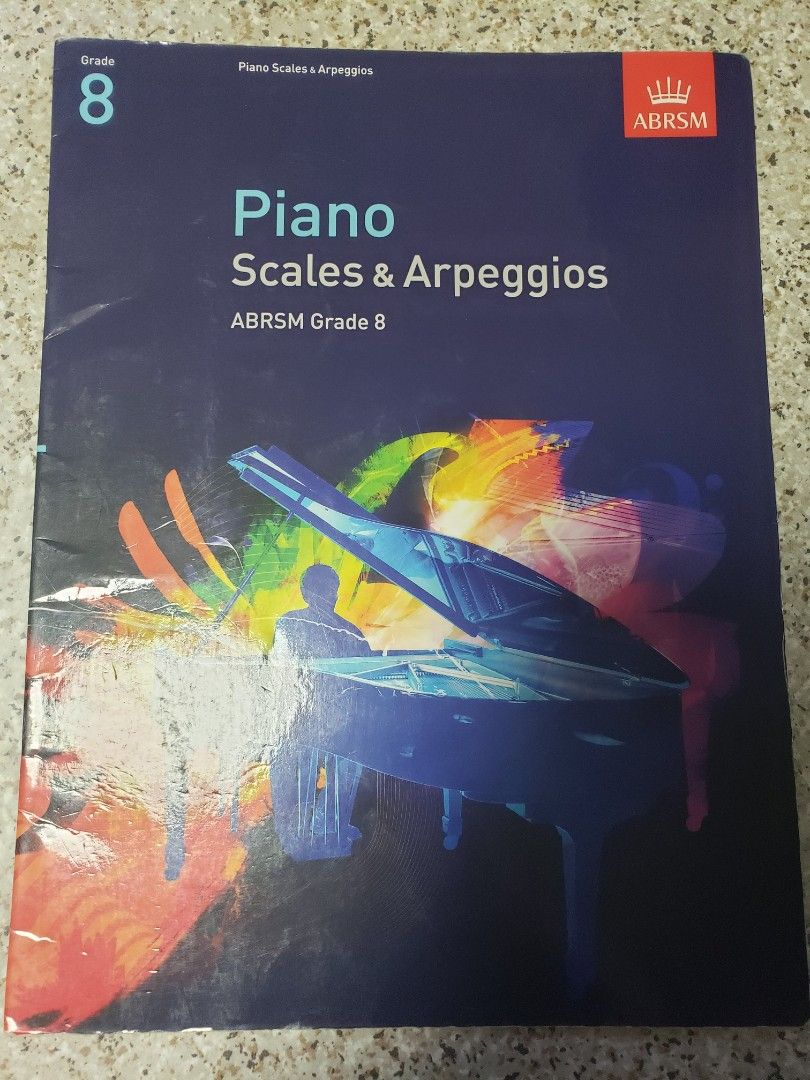ABRSM Grade 8 Piano Scales & Arpeggios, 興趣及遊戲, 音樂樂器 & 配件, 音樂與媒體 樂譜