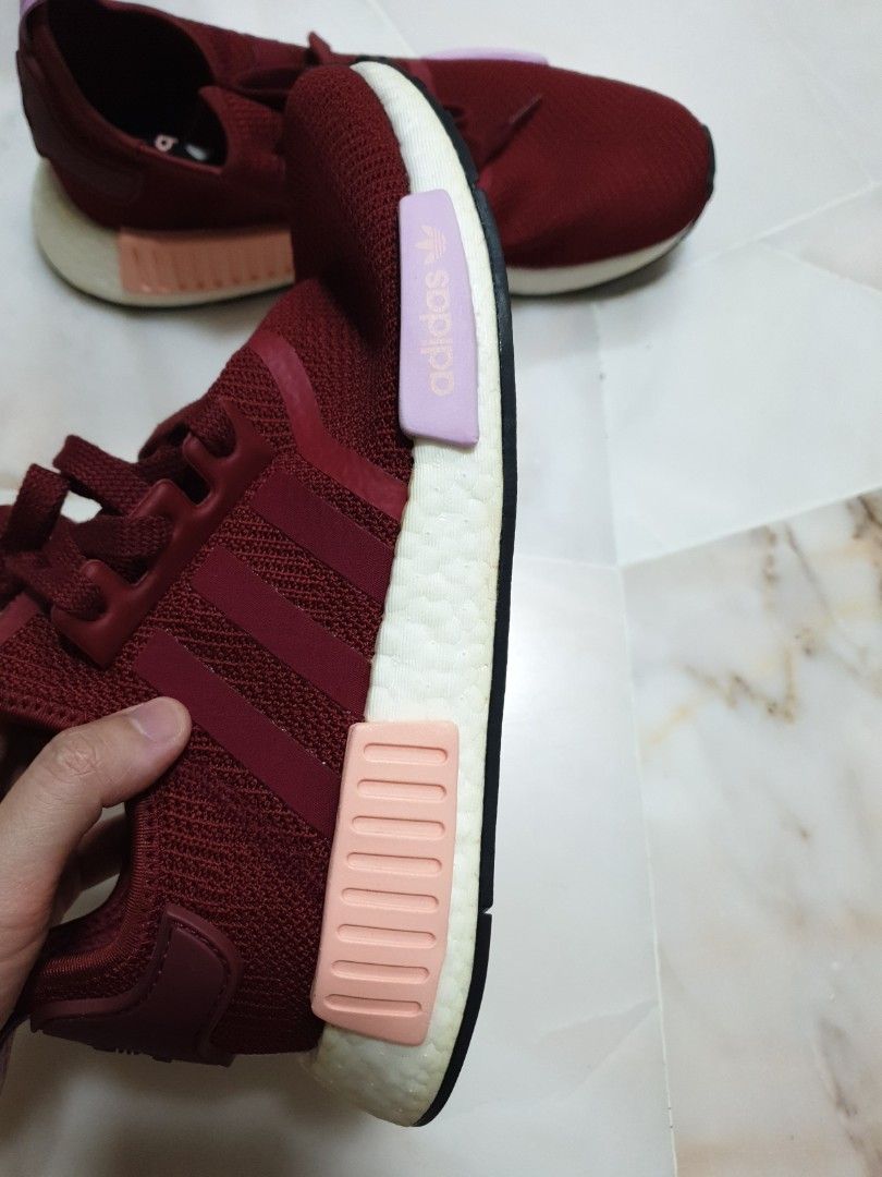 Adidas nmd r1 red sneakers