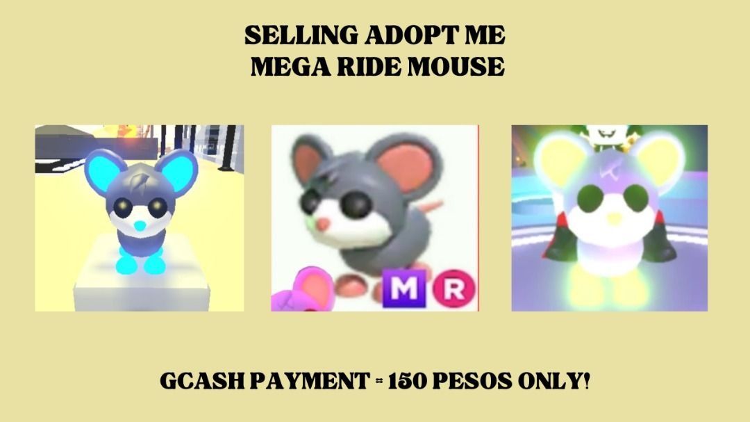 ADOPT ME MEGA RIDE MOUSE, Video Gaming, Gaming Accessories, InGame