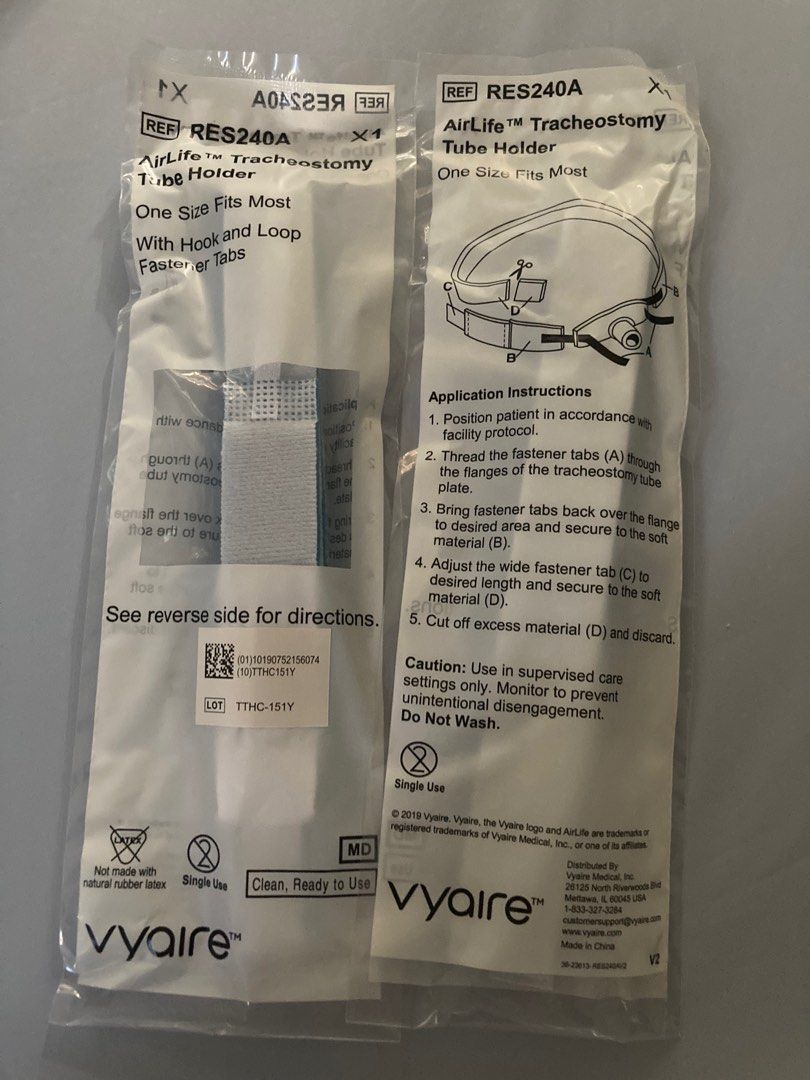 AirLife Tracheostomy Tube Holder, Health & Nutrition, Medical Supplies