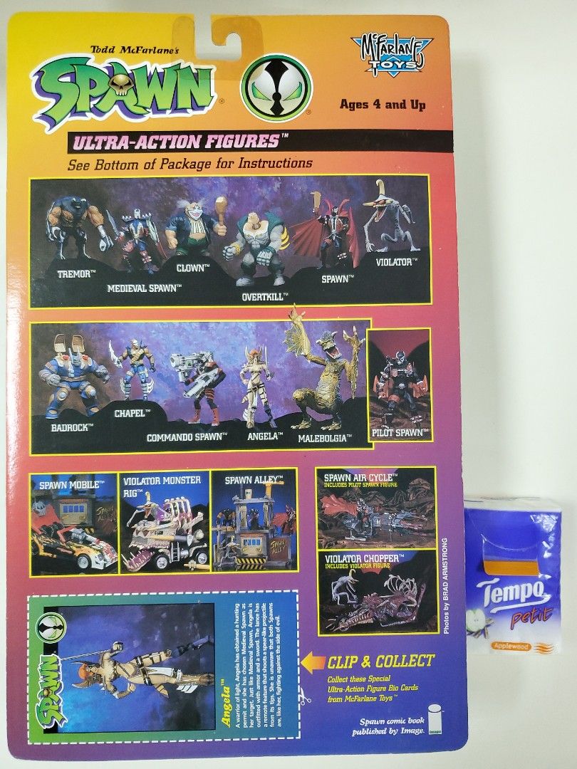Angela, Spawn （分類：化妝品）位於 Hong Kong。 由 rico3design 提交（商品編號 1199854428，圖片 2）。簡介： 金色限定Angela,Spawn ,未開封，100% new, 內包裝有點舊，有歷史痕跡不適合完美主義者，葵芳地鐵站現金交收。。