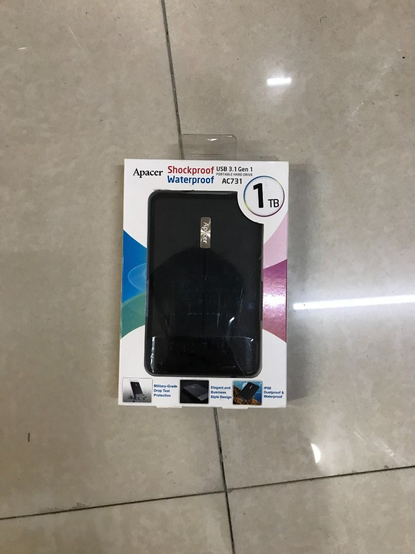 Apacer 1tb external hdd, Computers & Tech, Parts & Accessories, Hard ...