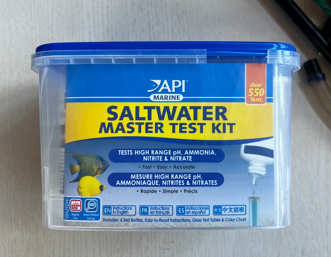 API Master Test Kit Saltwater, Pet Supplies, Homes & Other Pet Accessories  on Carousell