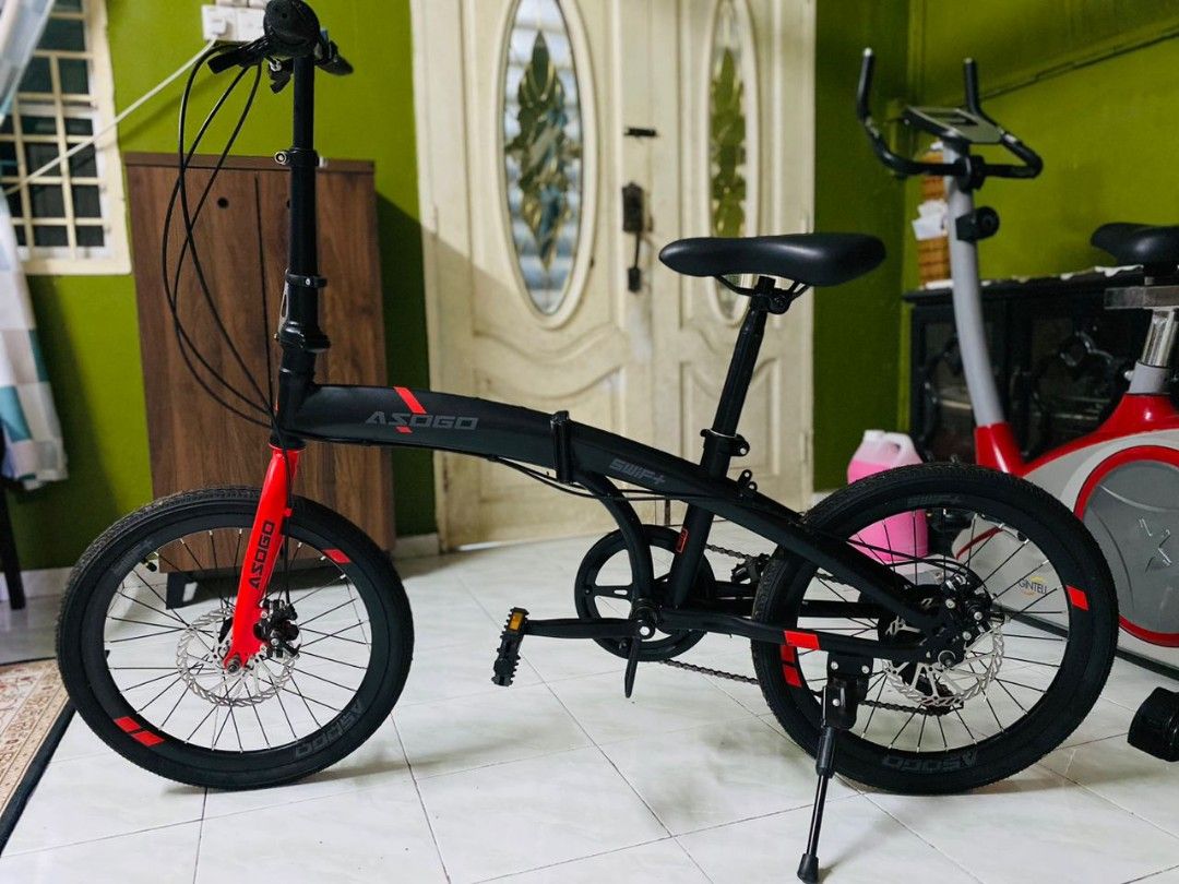 Asogo best sale folding bike