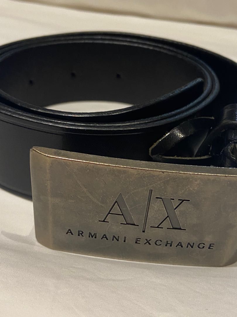 Authentic Armani Exchange Man Belt, Men's Fashion, Watches & Accessories,  Belts on Carousell