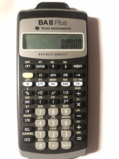 BA II Plus Financial Calculator Texas Instruments