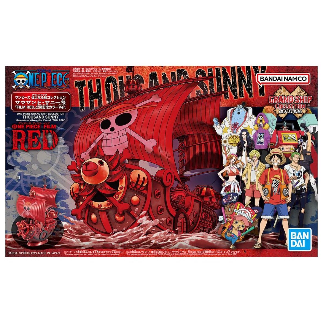 Bandai ONE PIECE GRAND SHIP COLLECTION THOUSAND SUNNY FILM RED