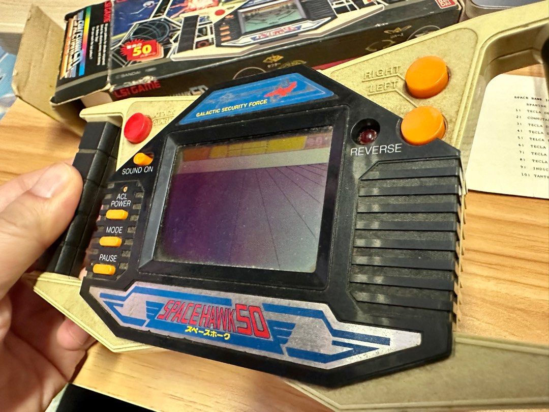 童年回憶，Bandai Spacehawk 50 手提電子遊戲機, 興趣及遊戲, 玩具