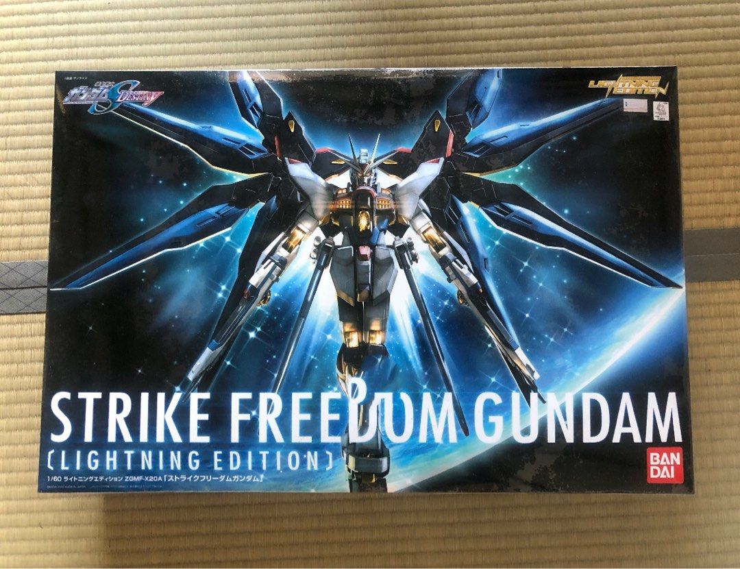 Bandai Strike freedom gundam lightning edition (Category: Gundam & Model Kits) located in Manila. Submitted by tokaidostoreexpress (Listing ID 1199964477, Image 1). Description: Bandai Strike freedom gundam lightning edition Brand new Sealed Authentic From Japan 🇯🇵.