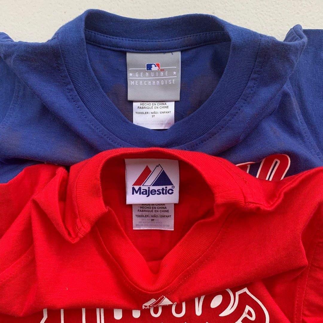 Baseball Kids Shirt 3T TAKE BOTH (Category: Babies & Kids Fashion) located in Quezon City. Submitted by chi.ppy (Listing ID 1199896833, Image 3). Description: Brandnew Selling as SET for Php250 only BLUE SHIRT HAS DISCOLORATION ON PRINT - unnoticeable when worn SHOPEE checkout available too. 🙂.