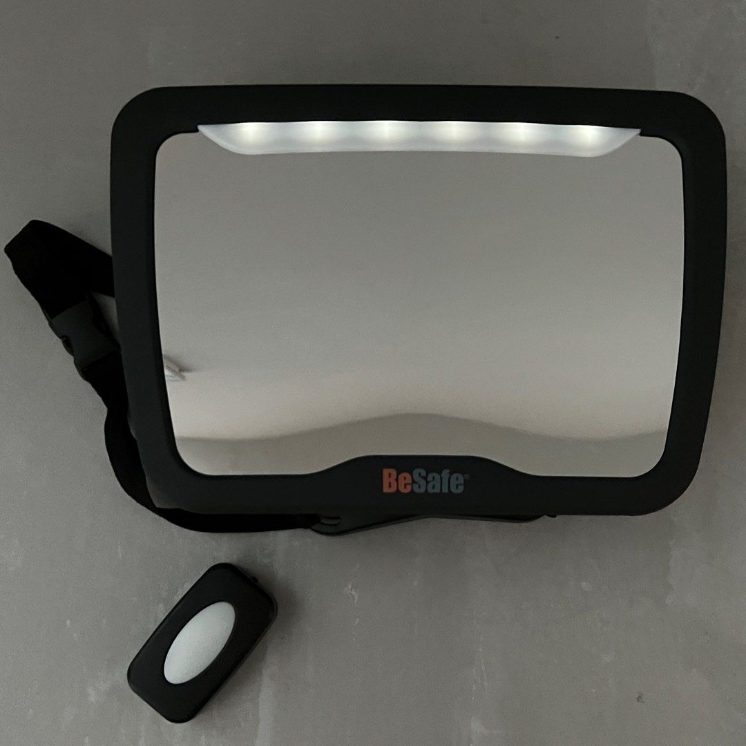 BeSafe Baby Mirror XL2 with Light Babies Kids Going Out Other