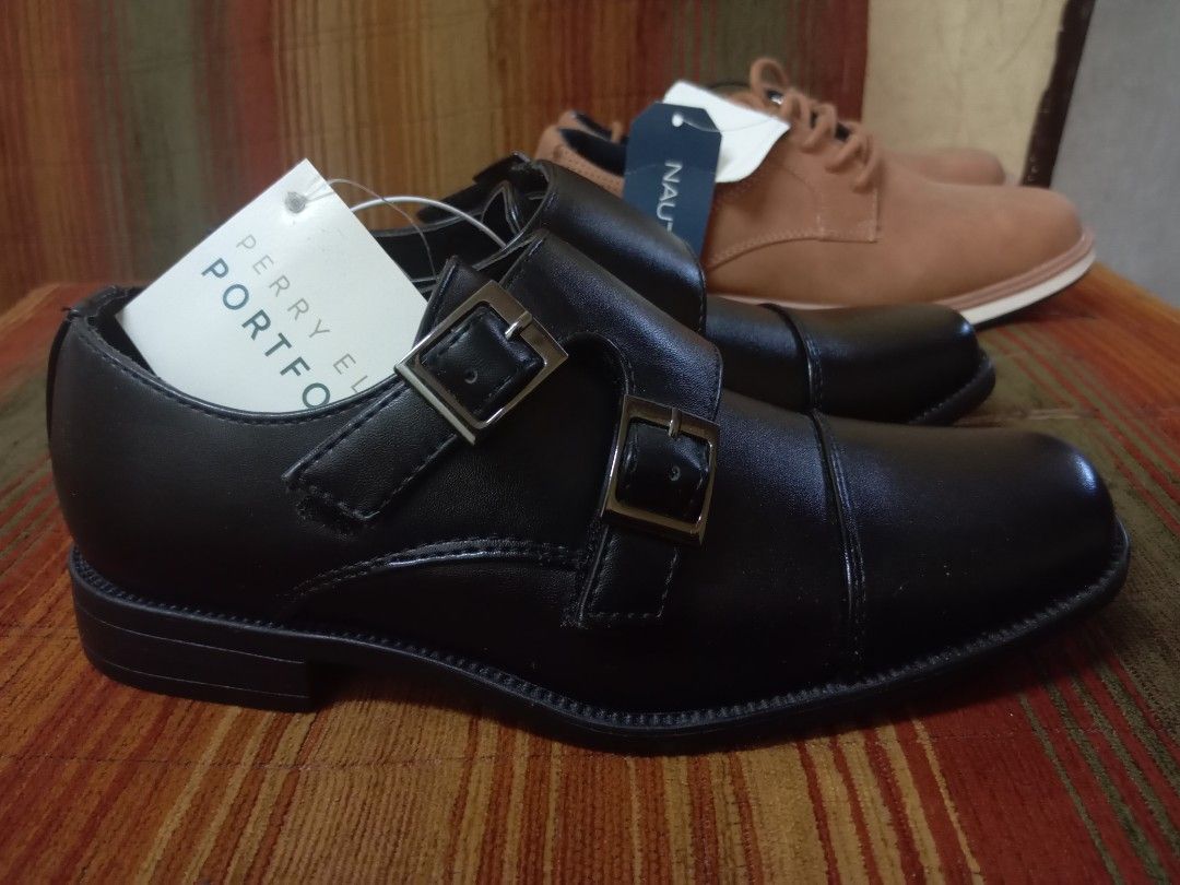 perry ellis portfolio black shoes