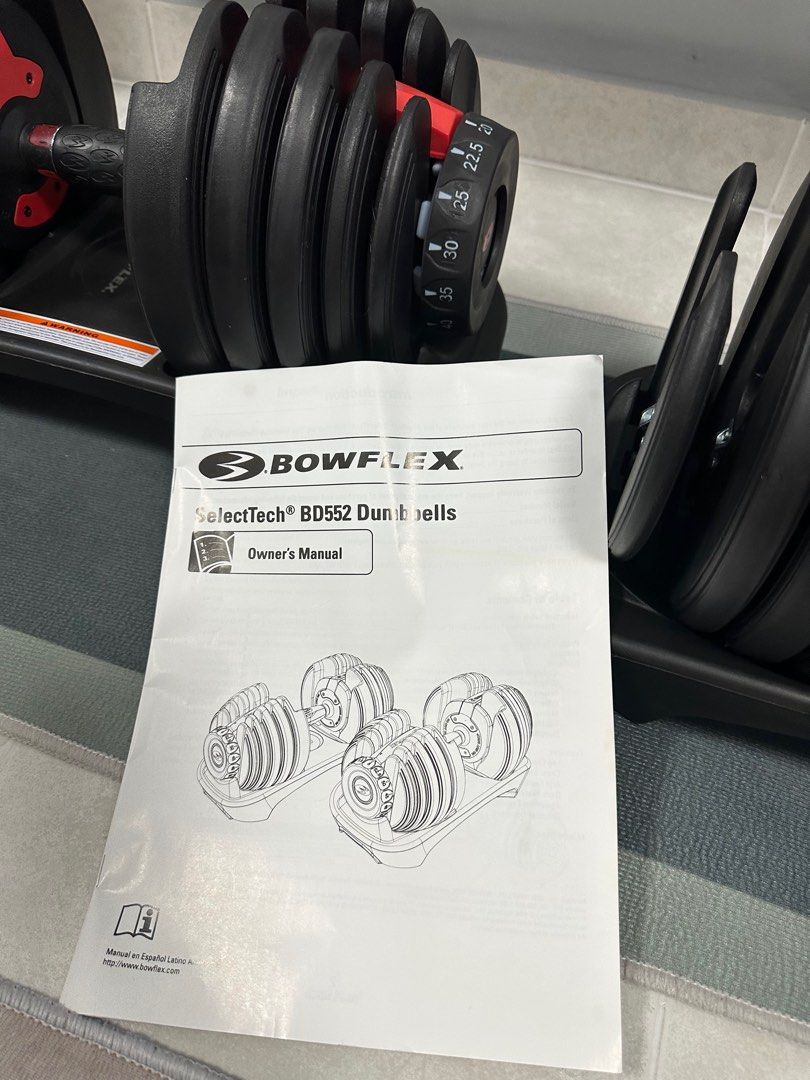 Bowflex hotsell bd552 dumbbells