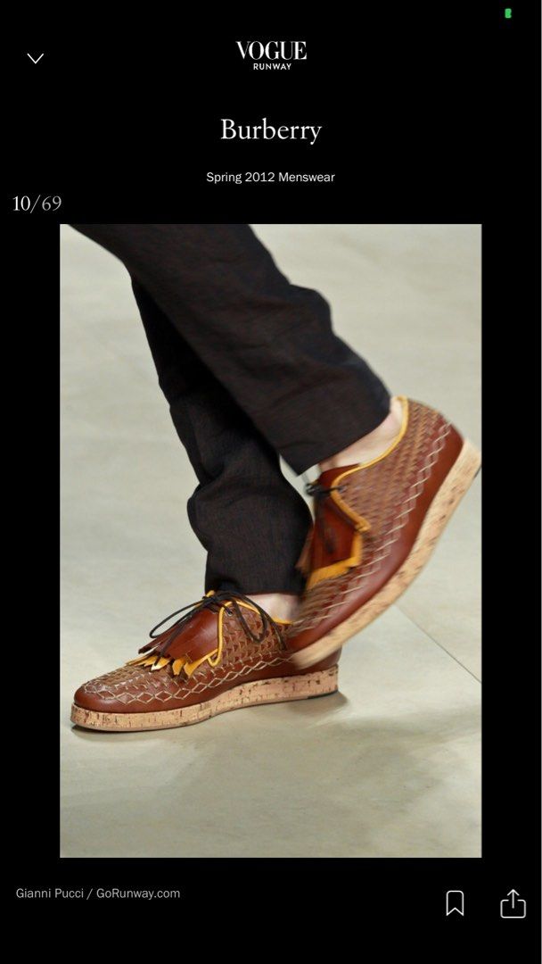Burberry woven tassels deck shoes