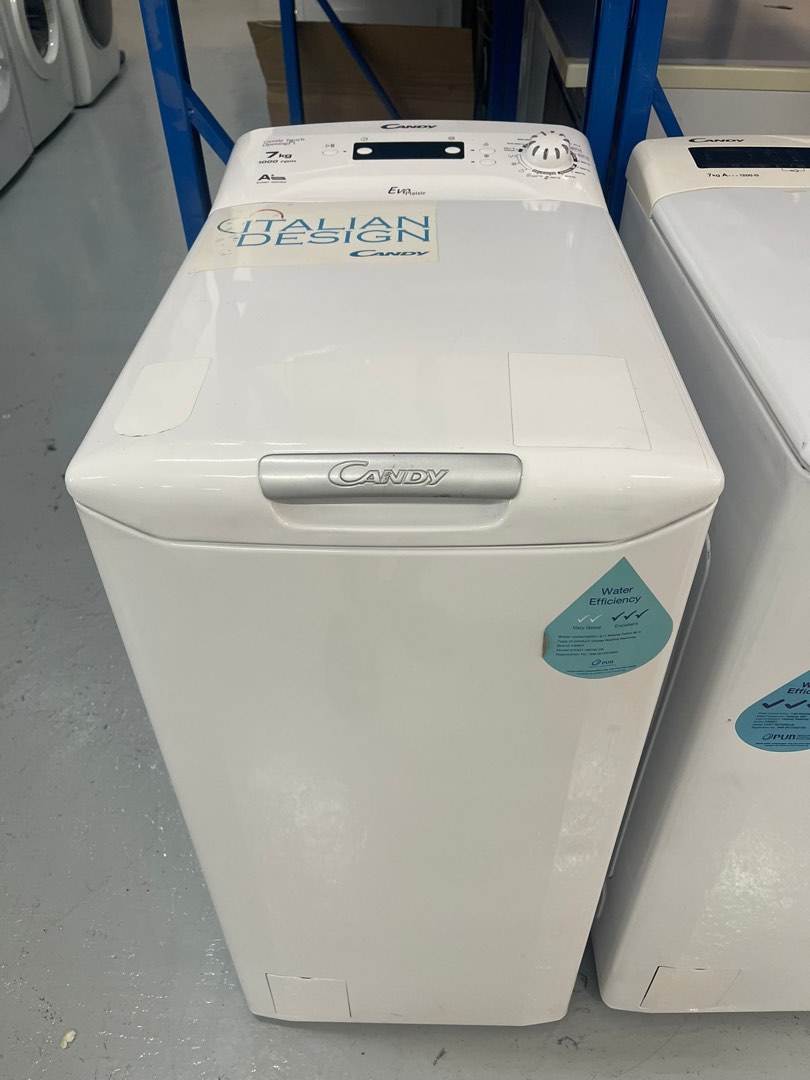 CANDY 7KG SLIM TOP LOAD WASHER EVOGT 10072D UK, TV & Home Appliances