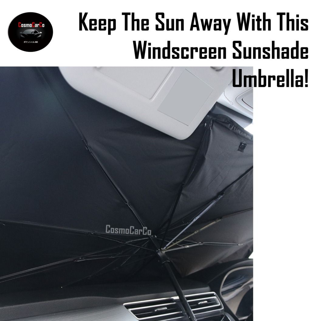 Car Windscreen UMBRELLA Windshield UV Sun Shade Sunlight Heat